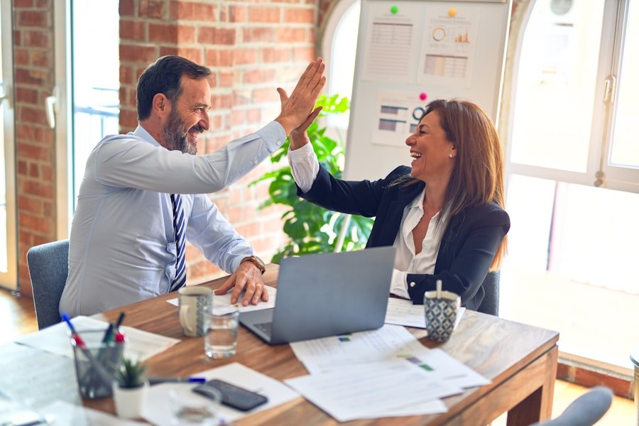 Licensed consultants in discussion